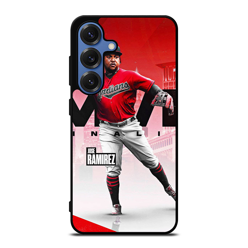 JOSE RAMIREZ CLEVELAND GUARDIANS MLB Samsung Galaxy S25 Case Cover