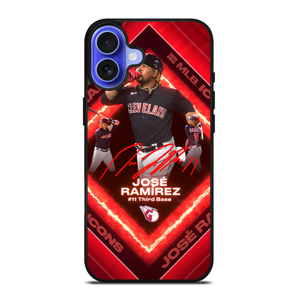 JOSE RAMIREZ CLEVELAND GUARDIANS iPhone 16 Case Cover