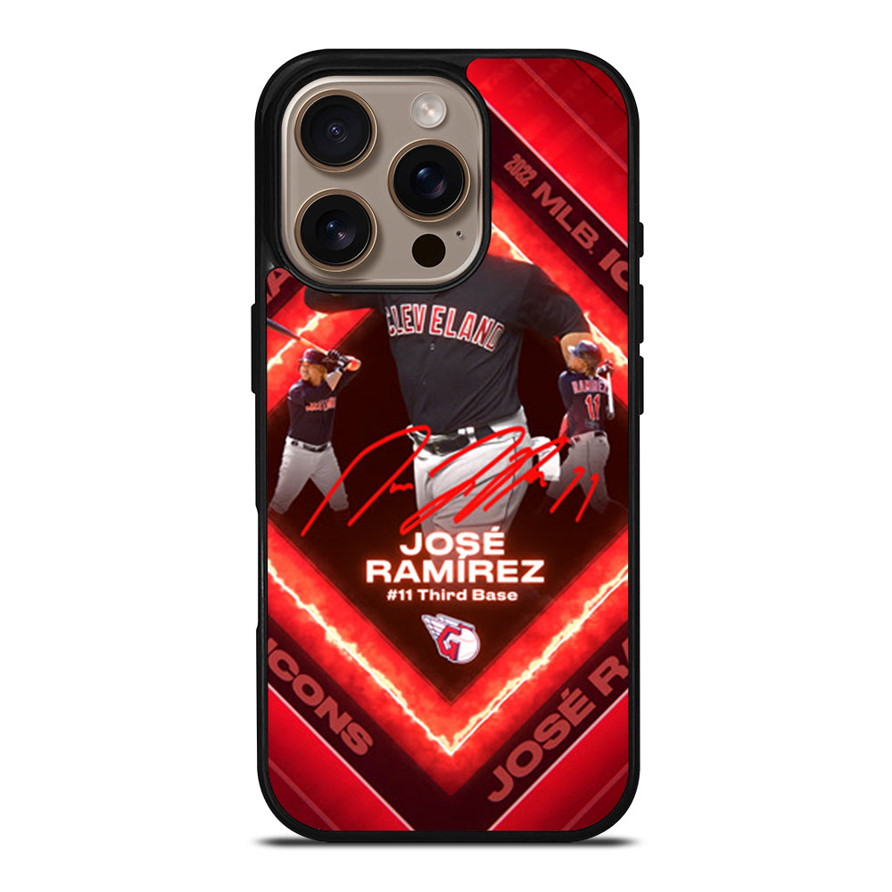 JOSE RAMIREZ CLEVELAND GUARDIANS iPhone 16 Pro Case Cover