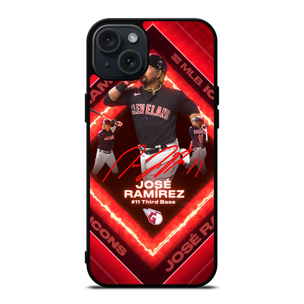 JOSE RAMIREZ CLEVELAND GUARDIANS iPhone 15 Plus Case Cover