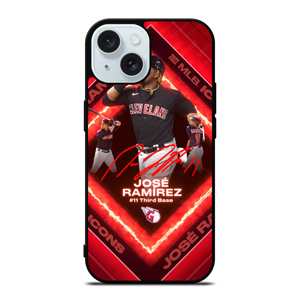 JOSE RAMIREZ CLEVELAND GUARDIANS iPhone 15 Case Cover