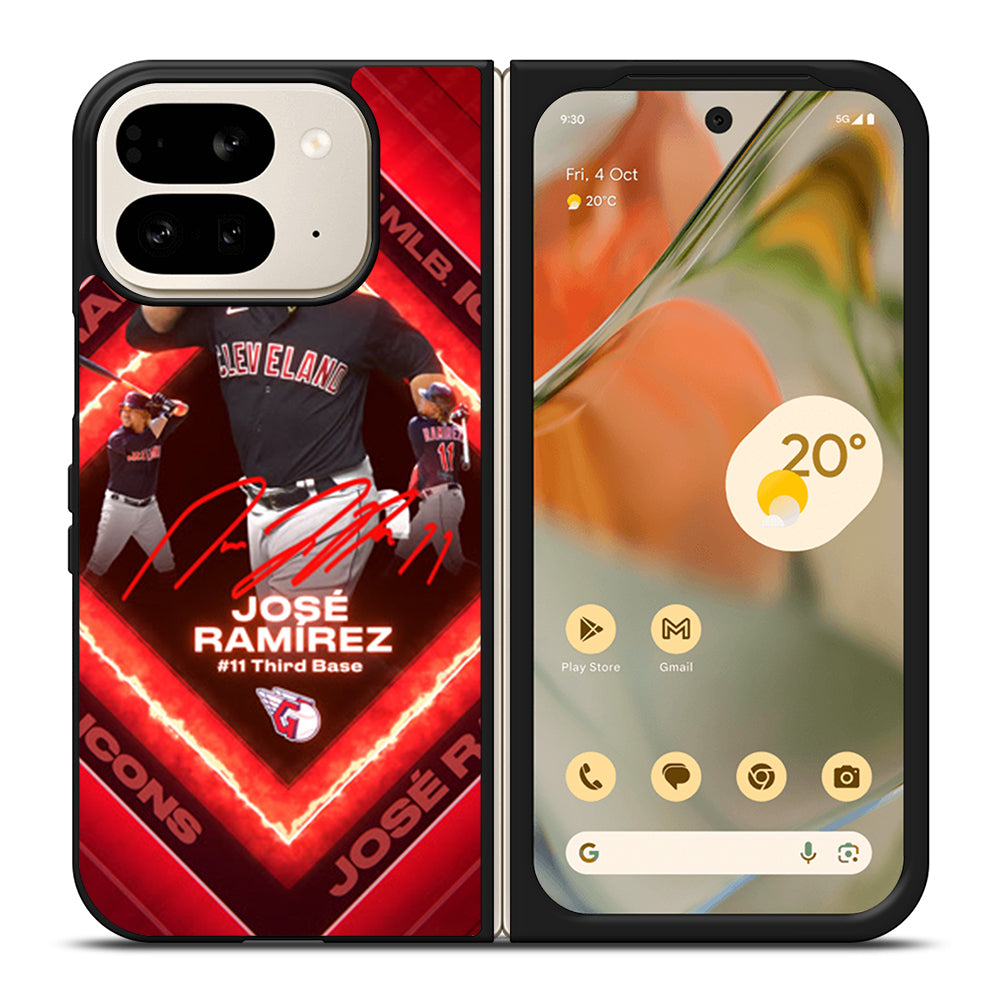 JOSE RAMIREZ CLEVELAND GUARDIANS Google Pixel 9 Pro Fold Case Cover