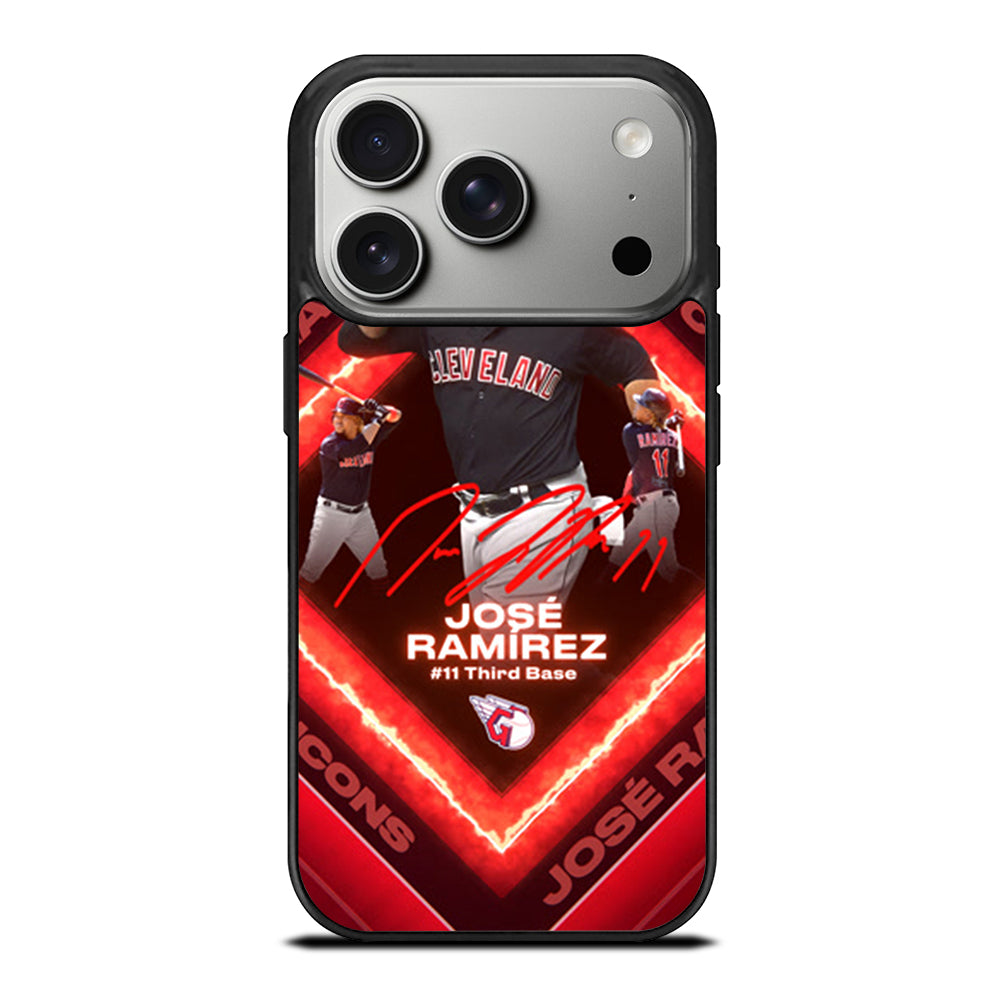 JOSE RAMIREZ CLEVELAND GUARDIANS iPhone 17 Pro Case Cover