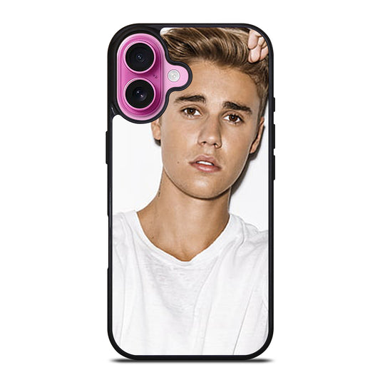 JUSTIN BIEBER FACE iPhone 16 Plus Case Cover