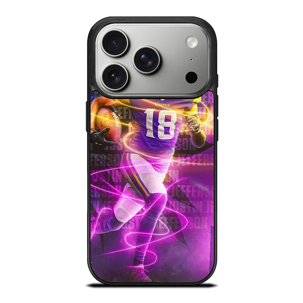 JUSTIN JEFFERSON MINNESOTA VIKINGS AMERICA FOOTBALL iPhone 17 Pro Case Cover