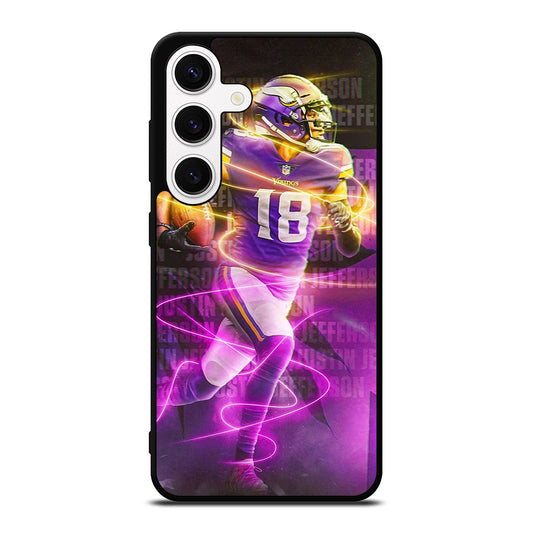 JUSTIN JEFFERSON MINNESOTA VIKINGS AMERICA FOOTBALL Samsung Galaxy S24 Case Cover