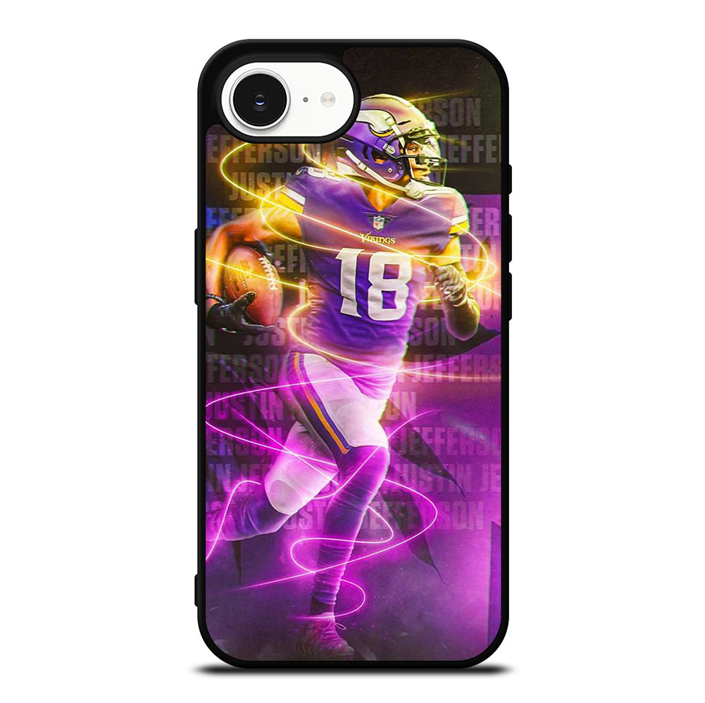 JUSTIN JEFFERSON MINNESOTA VIKINGS AMERICA FOOTBALL iPhone 16e Case Cover