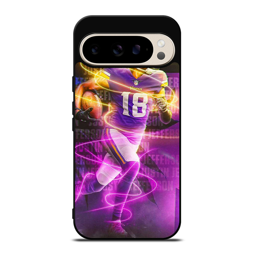 JUSTIN JEFFERSON MINNESOTA VIKINGS AMERICA FOOTBALL Google Pixel 9 Pro Case Cover
