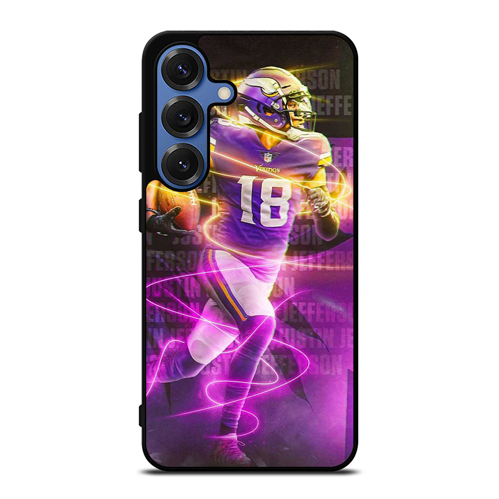 JUSTIN JEFFERSON MINNESOTA VIKINGS AMERICA FOOTBALL Samsung Galaxy S25 Case Cover