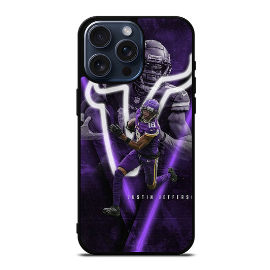 JUSTIN JEFFERSON MINNESOTA VIKINGS NFL iPhone 15 Pro Max Case Cover
