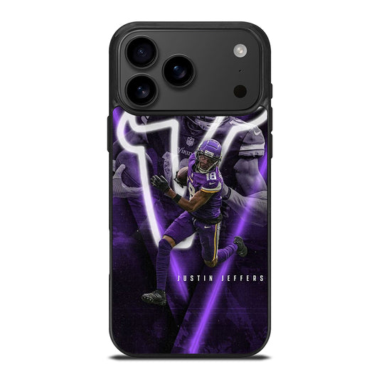 JUSTIN JEFFERSON MINNESOTA VIKINGS NFL iPhone 17 Pro Max Case Cover