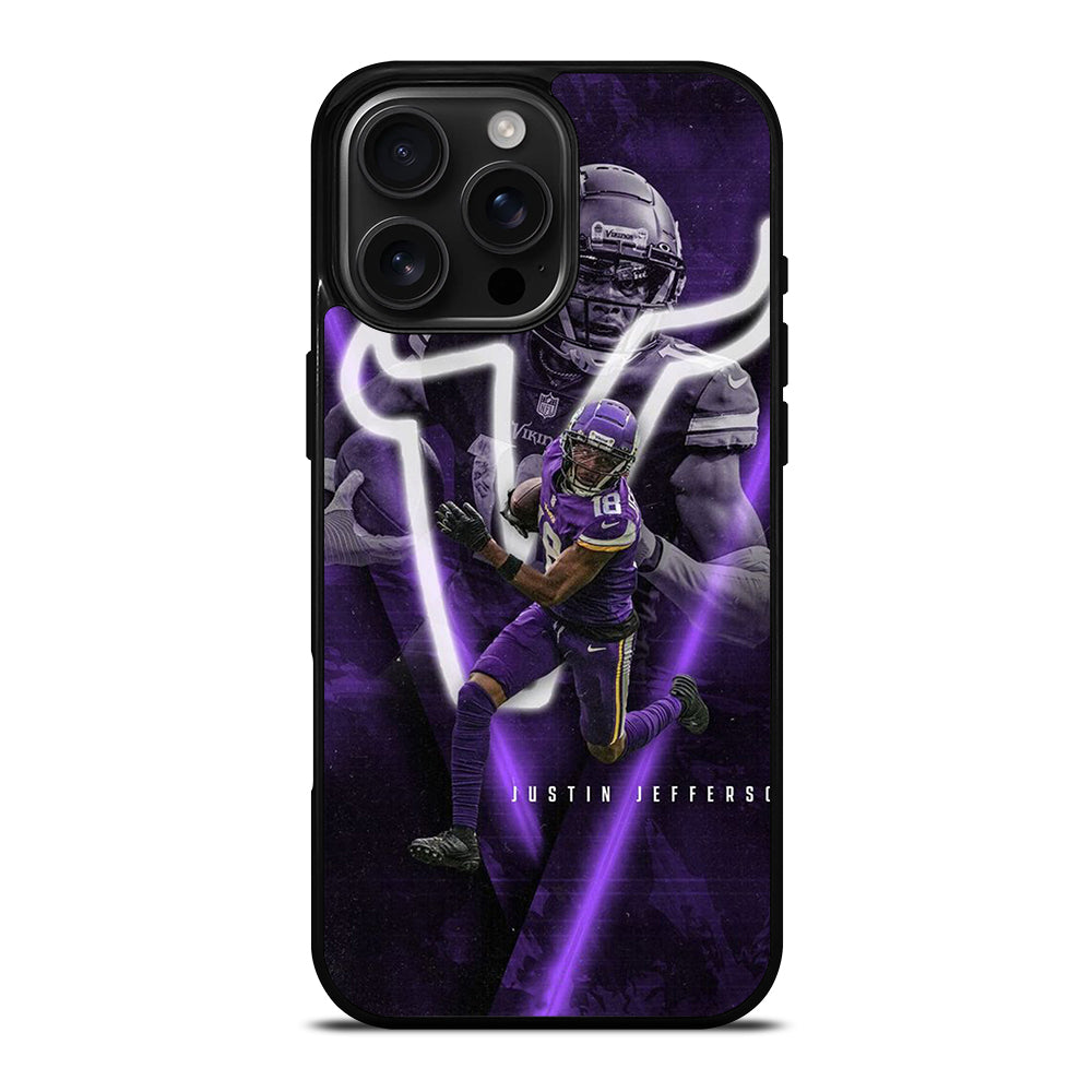 JUSTIN JEFFERSON MINNESOTA VIKINGS NFL iPhone 16 Pro Max Case Cover