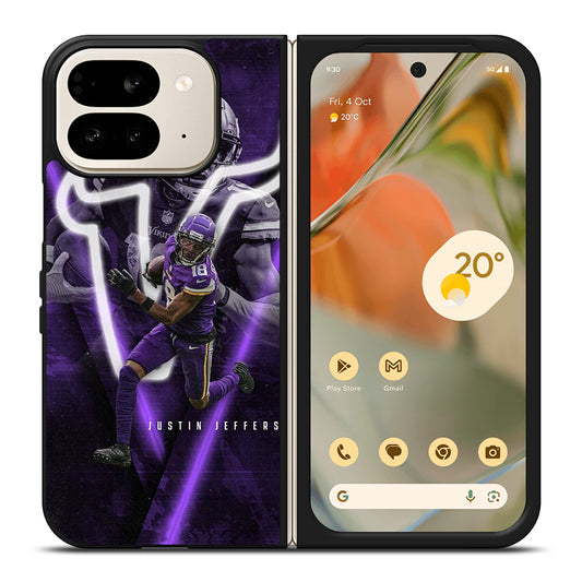 JUSTIN JEFFERSON MINNESOTA VIKINGS NFL Google Pixel 9 Pro Fold Case Cover