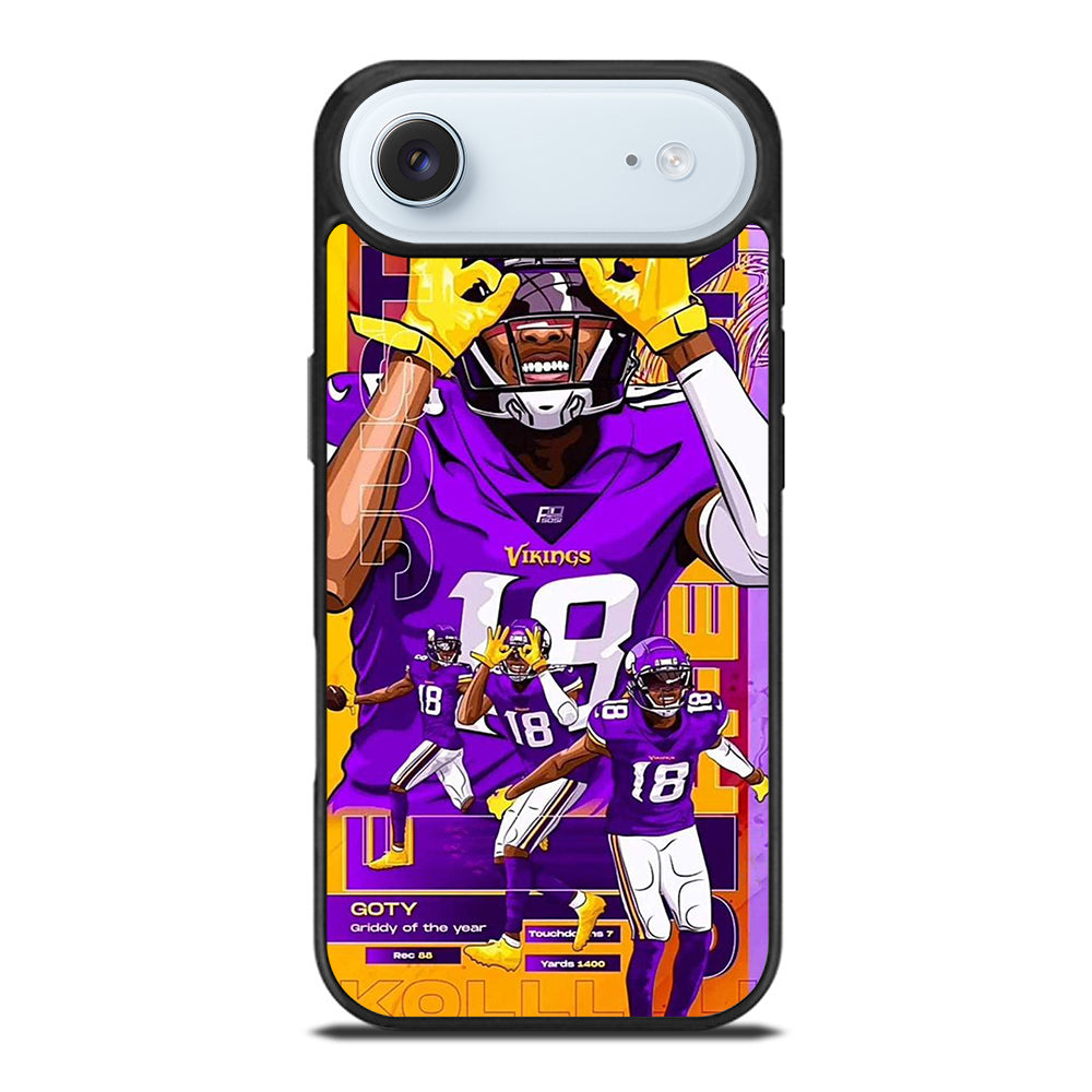 JUSTIN JEFFERSON MINNESOTA VIKINGS POSTER iPhone Air Case Cover