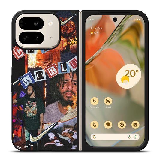 J COLE RAPPER COLLAGE Google Pixel 9 Pro Fold Case Cover