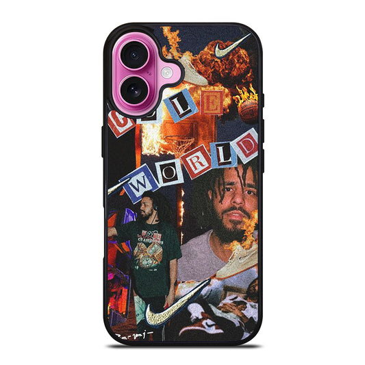 J COLE RAPPER COLLAGE iPhone 16 Plus Case Cover