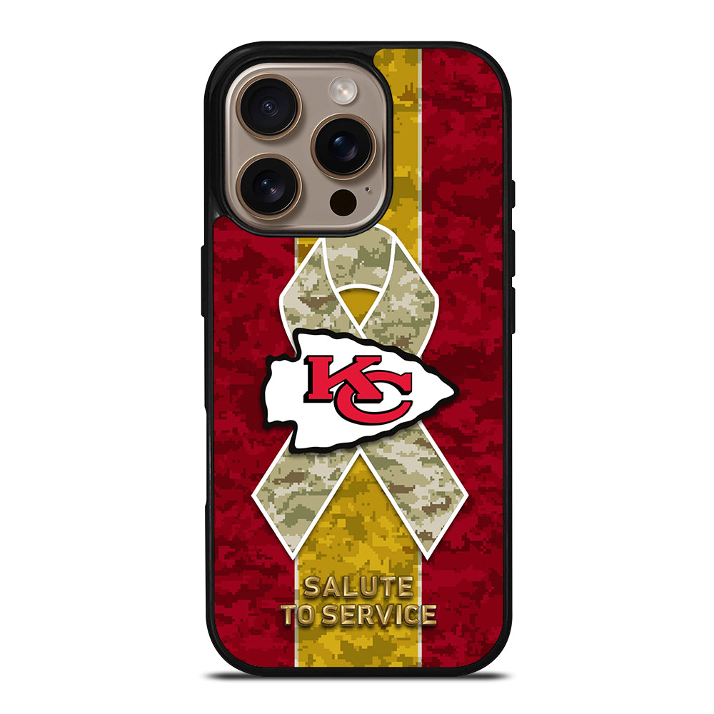 KANSAS CITY CHIEFS ICON iPhone 16 Pro Case Cover