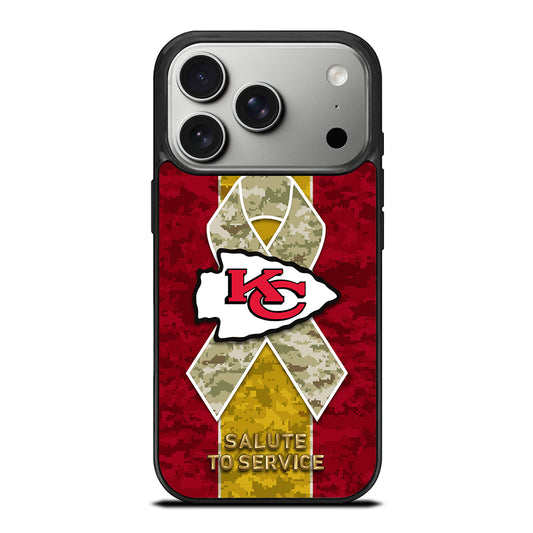 KANSAS CITY CHIEFS ICON iPhone 17 Pro Case Cover