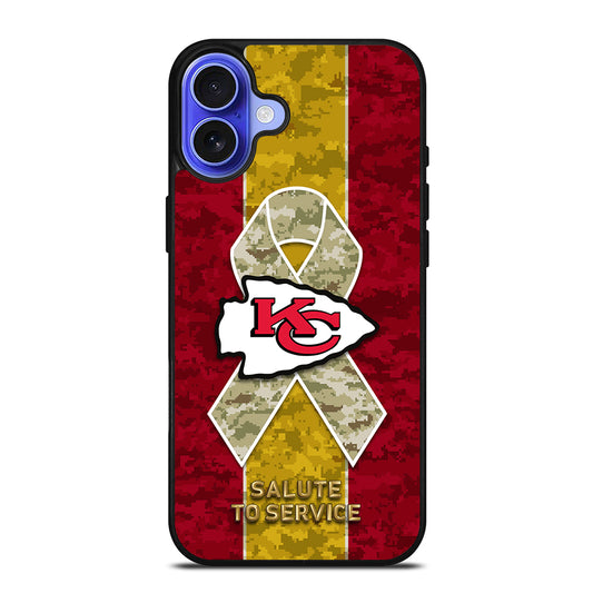 KANSAS CITY CHIEFS ICON iPhone 16 Case Cover