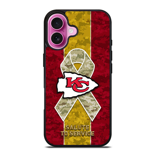 KANSAS CITY CHIEFS ICON iPhone 16 Plus Case Cover