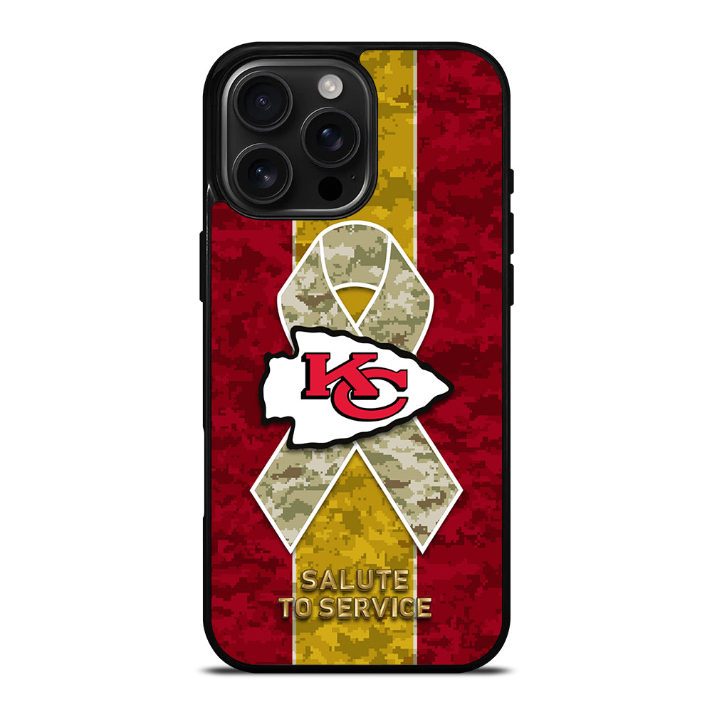 KANSAS CITY CHIEFS ICON iPhone 16 Pro Max Case Cover