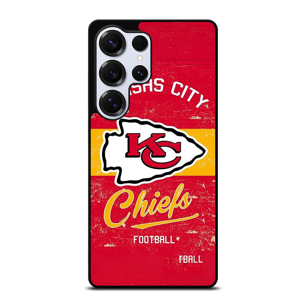 KANSAS CITY CHIEFS LOGO FOOTBALL Samsung Galaxy S25 Ultra Case Cover