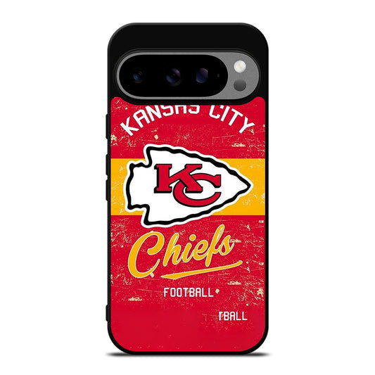 KANSAS CITY CHIEFS LOGO FOOTBALL Google Pixel 9 Pro XL Case Cover