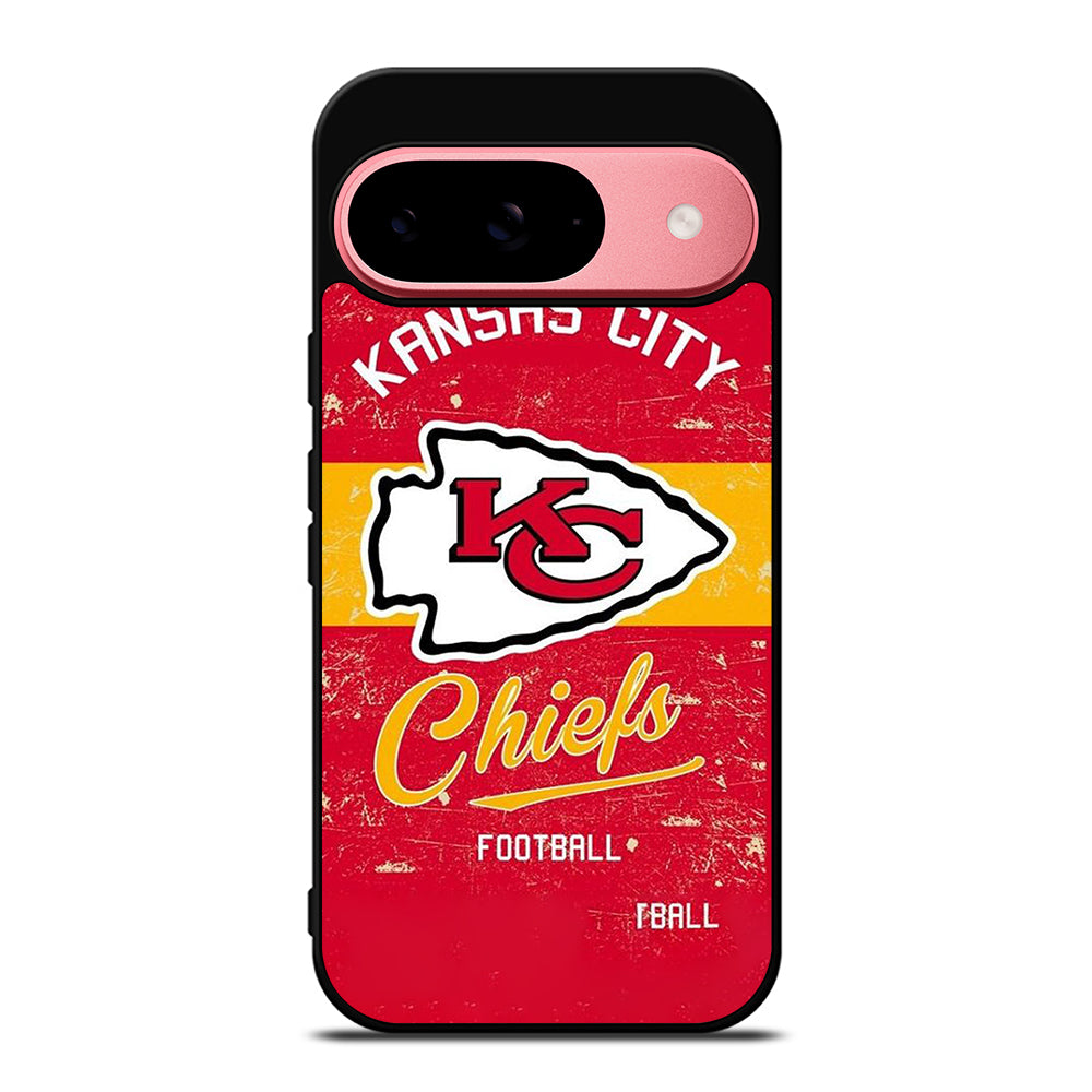KANSAS CITY CHIEFS LOGO FOOTBALL Google Pixel 9 Case Cover
