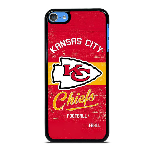 KANSAS CITY CHIEFS LOGO FOOTBALL iPod Touch 7 Case Cover