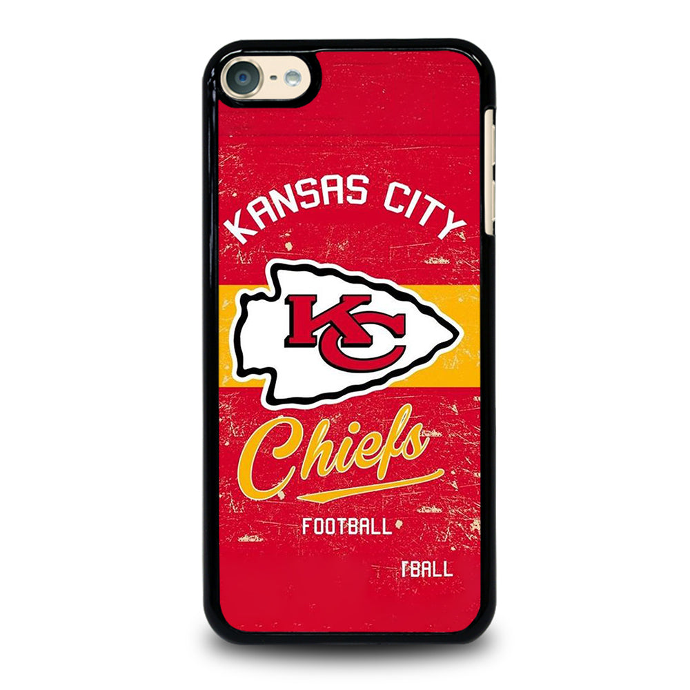 KANSAS CITY CHIEFS LOGO FOOTBALL iPod Touch 6 Case Cover