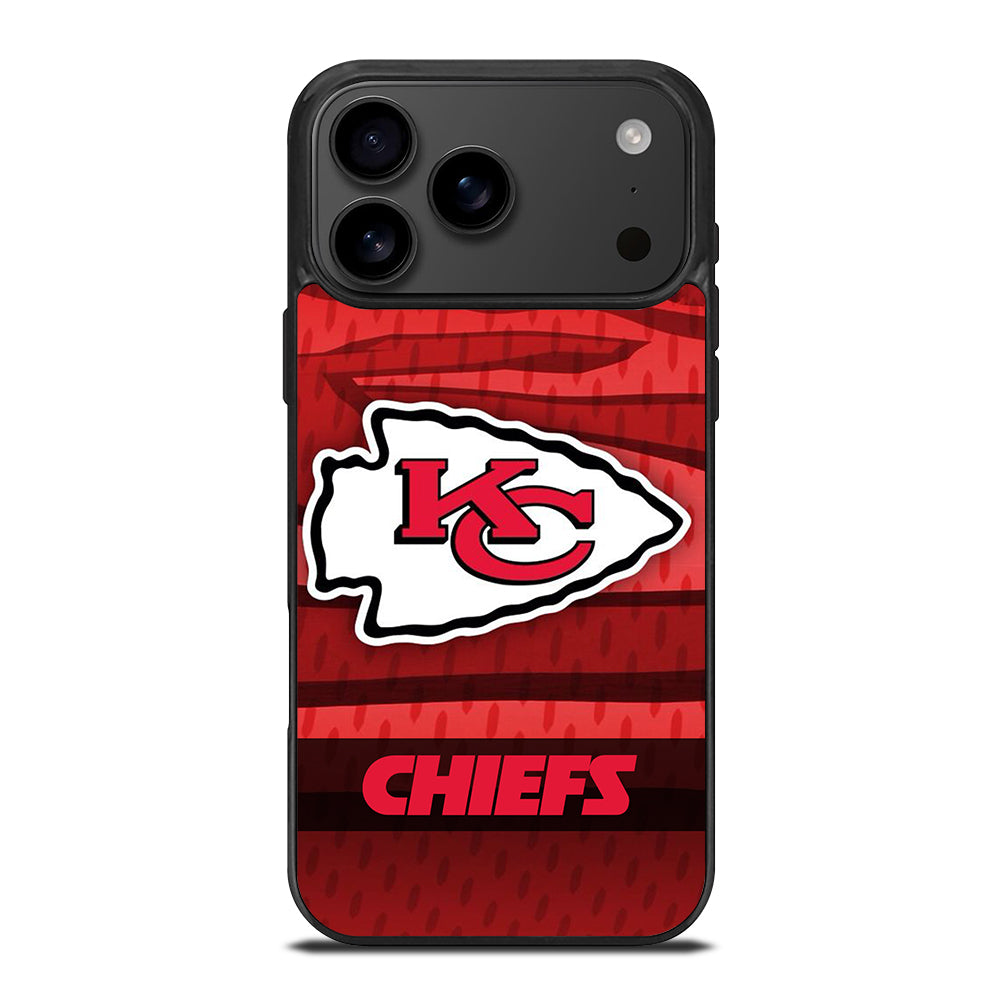 KANSAS CITY CHIEFS NFL LOGO FOOTBALL iPhone 17 Pro Max Case Cover