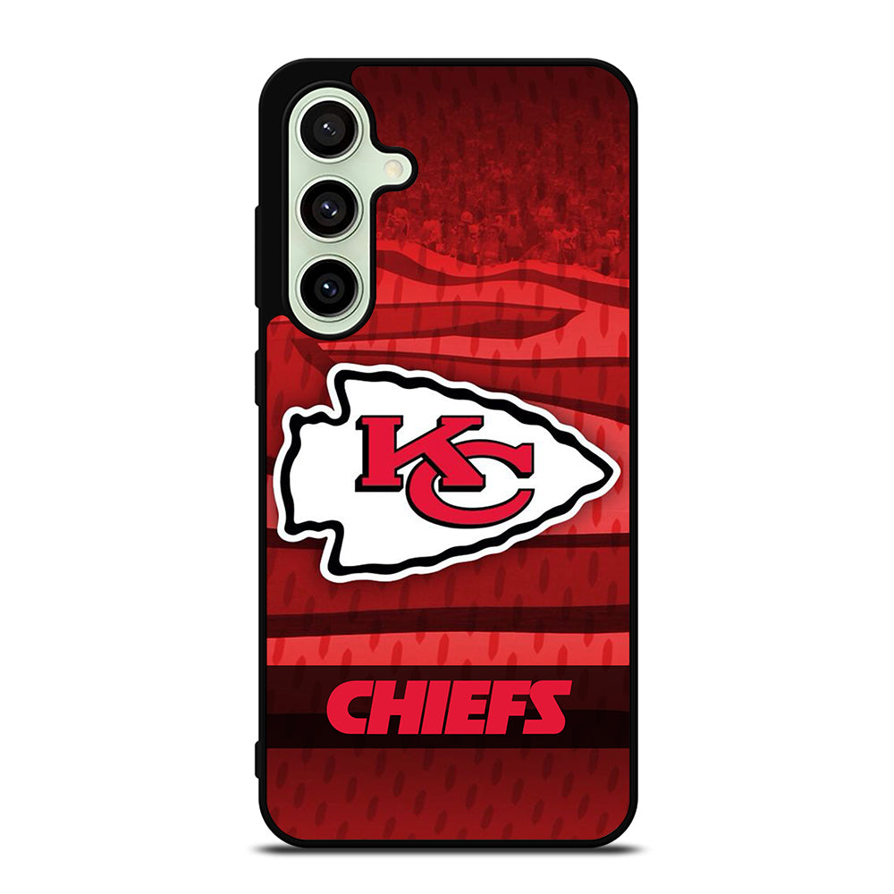KANSAS CITY CHIEFS NFL LOGO FOOTBALL Samsung Galaxy S24 FE Case Cover