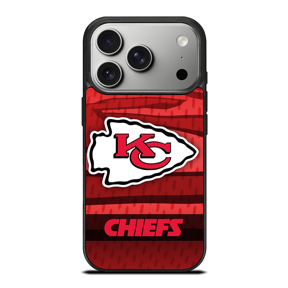 KANSAS CITY CHIEFS NFL LOGO FOOTBALL iPhone 17 Pro Case Cover