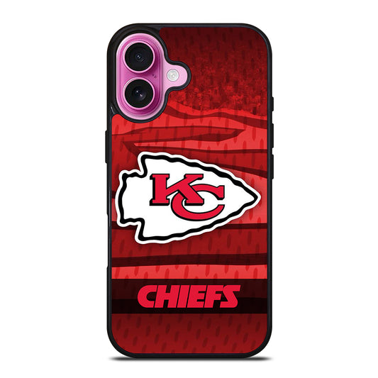 KANSAS CITY CHIEFS NFL LOGO FOOTBALL iPhone 16 Plus Case Cover