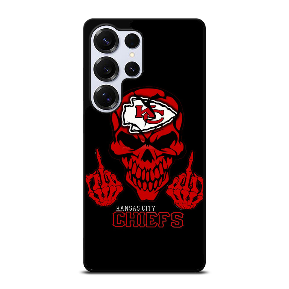 KANSAS CITY CHIEFS SKULL LOGO Samsung Galaxy S25 Ultra Case Cover