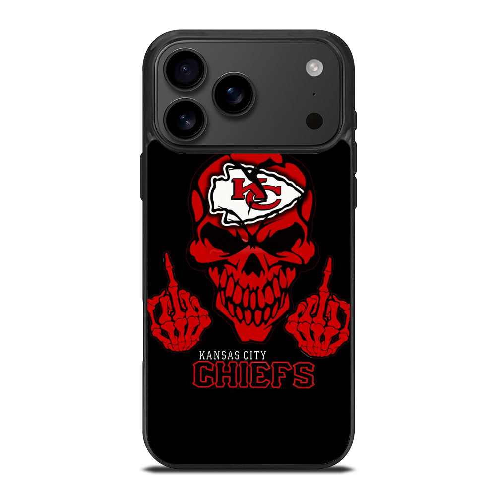 KANSAS CITY CHIEFS SKULL LOGO iPhone 17 Pro Max Case Cover