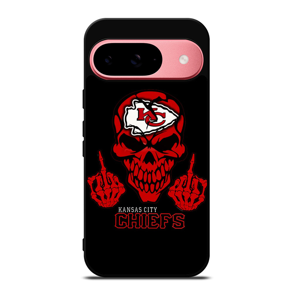 KANSAS CITY CHIEFS SKULL LOGO Google Pixel 9 Case Cover