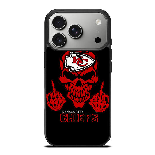 KANSAS CITY CHIEFS SKULL LOGO iPhone 17 Pro Case Cover