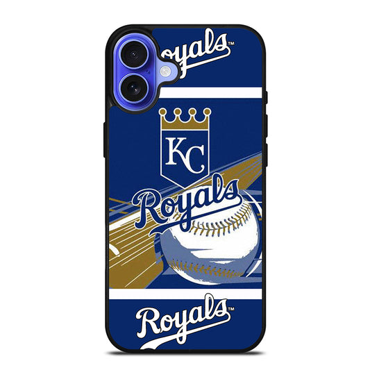 KANSAS CITY ROYALS MLB ICON iPhone 16 Case Cover