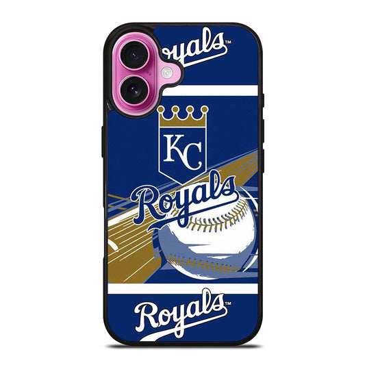 KANSAS CITY ROYALS MLB ICON iPhone 16 Plus Case Cover