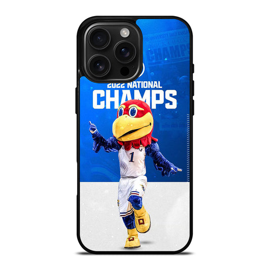 KANSAS JAYHAWKS MASCOT iPhone 16 Pro Max Case Cover