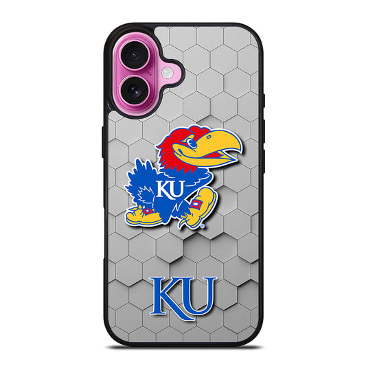 KANSAS JAYHAWKS MLB SYMBOL iPhone 16 Plus Case Cover
