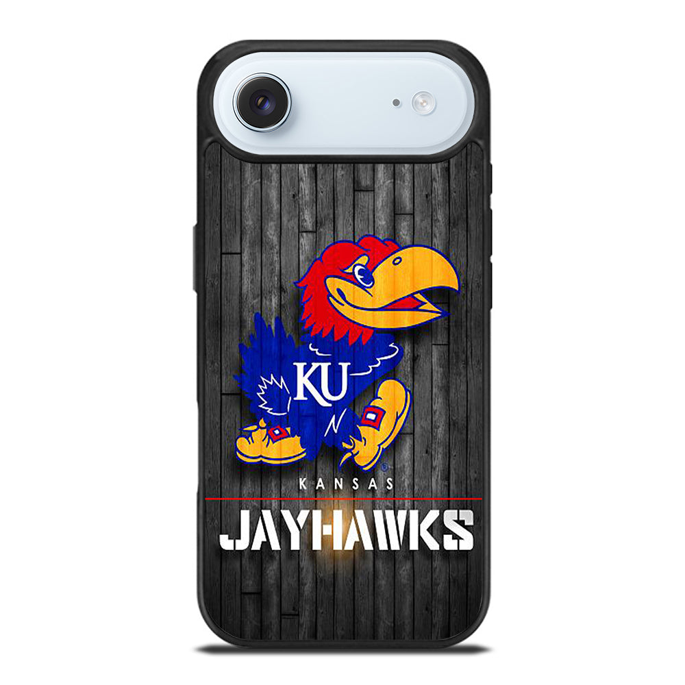 KANSAS JAYHAWKS NBA WOODEN LOGO iPhone Air Case Cover
