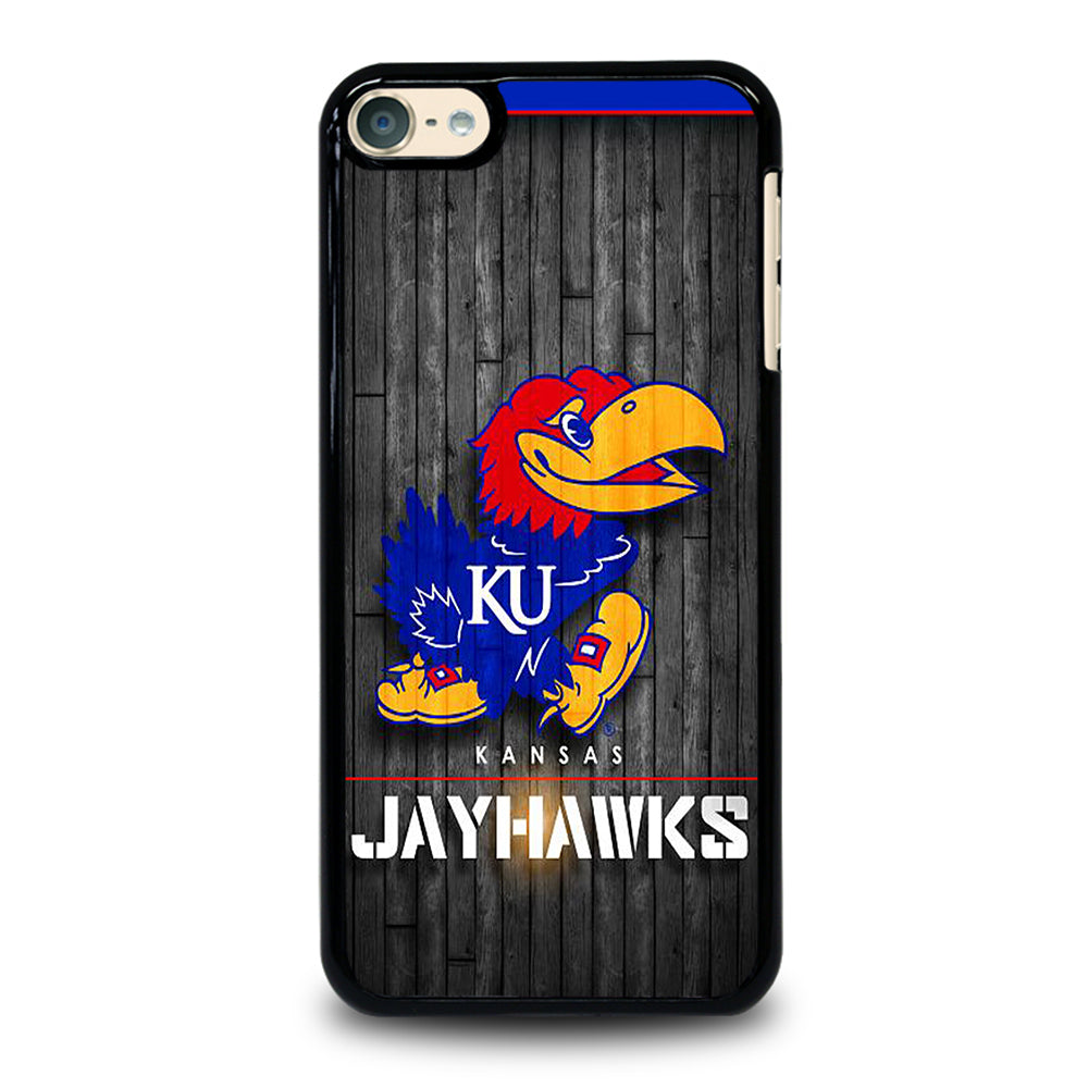 KANSAS JAYHAWKS NBA WOODEN LOGO iPod Touch 6 Case Cover