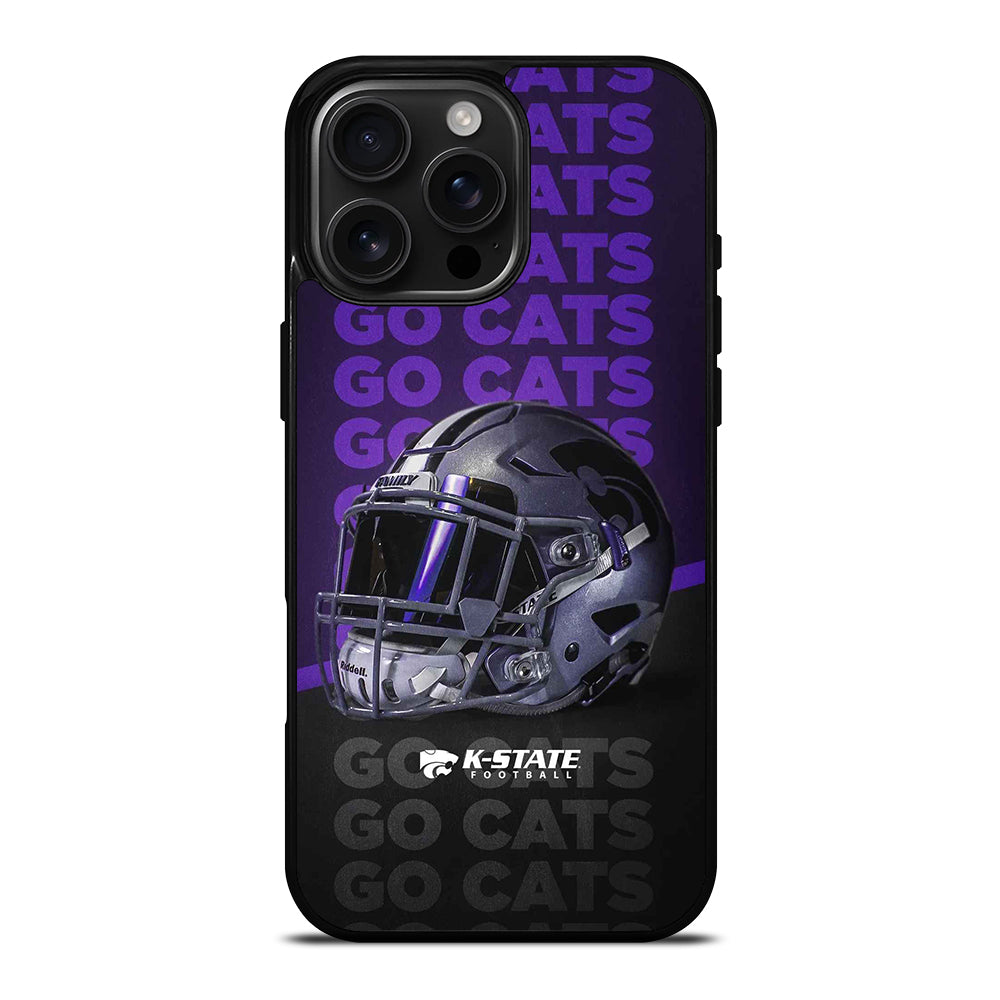 KANSAS STATE WILDCATS HELMET ICON iPhone 16 Pro Max Case Cover