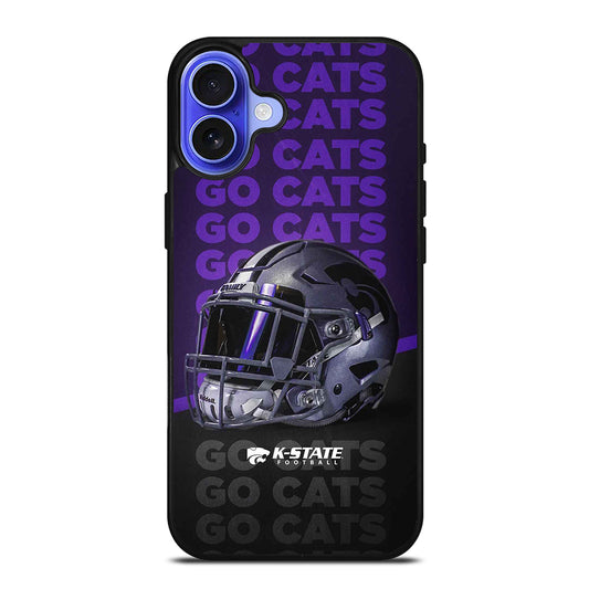 KANSAS STATE WILDCATS HELMET ICON iPhone 16 Case Cover