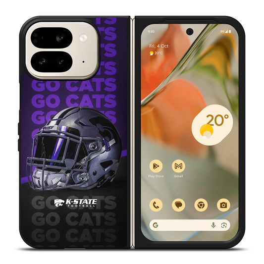 KANSAS STATE WILDCATS HELMET ICON Google Pixel 9 Pro Fold Case Cover