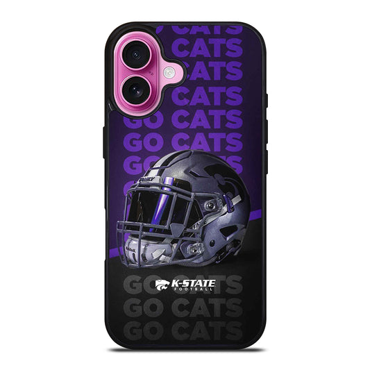KANSAS STATE WILDCATS HELMET ICON iPhone 16 Plus Case Cover
