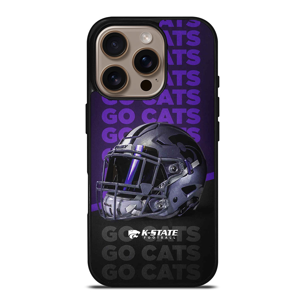 KANSAS STATE WILDCATS HELMET ICON iPhone 16 Pro Case Cover