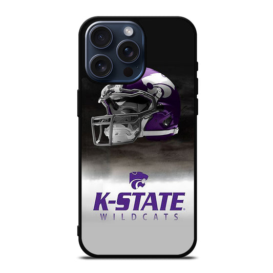 KANSAS STATE WILDCATS HELMET LOGO iPhone 15 Pro Max Case Cover
